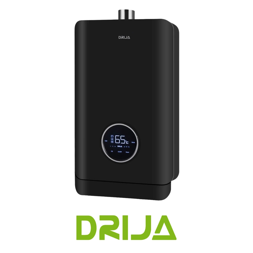 CALENTADOR DE AGUA A GAS DRIJA, 21 L, PANTALLA LED TACTIL, COLOR BLACK, CLT21 LBLACK
