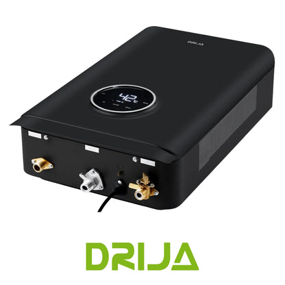 CALENTADOR DE AGUA A GAS DRIJA, 13 L, PANTALLA LED TACTIL, COLOR BLACK, CLT13L BLACK