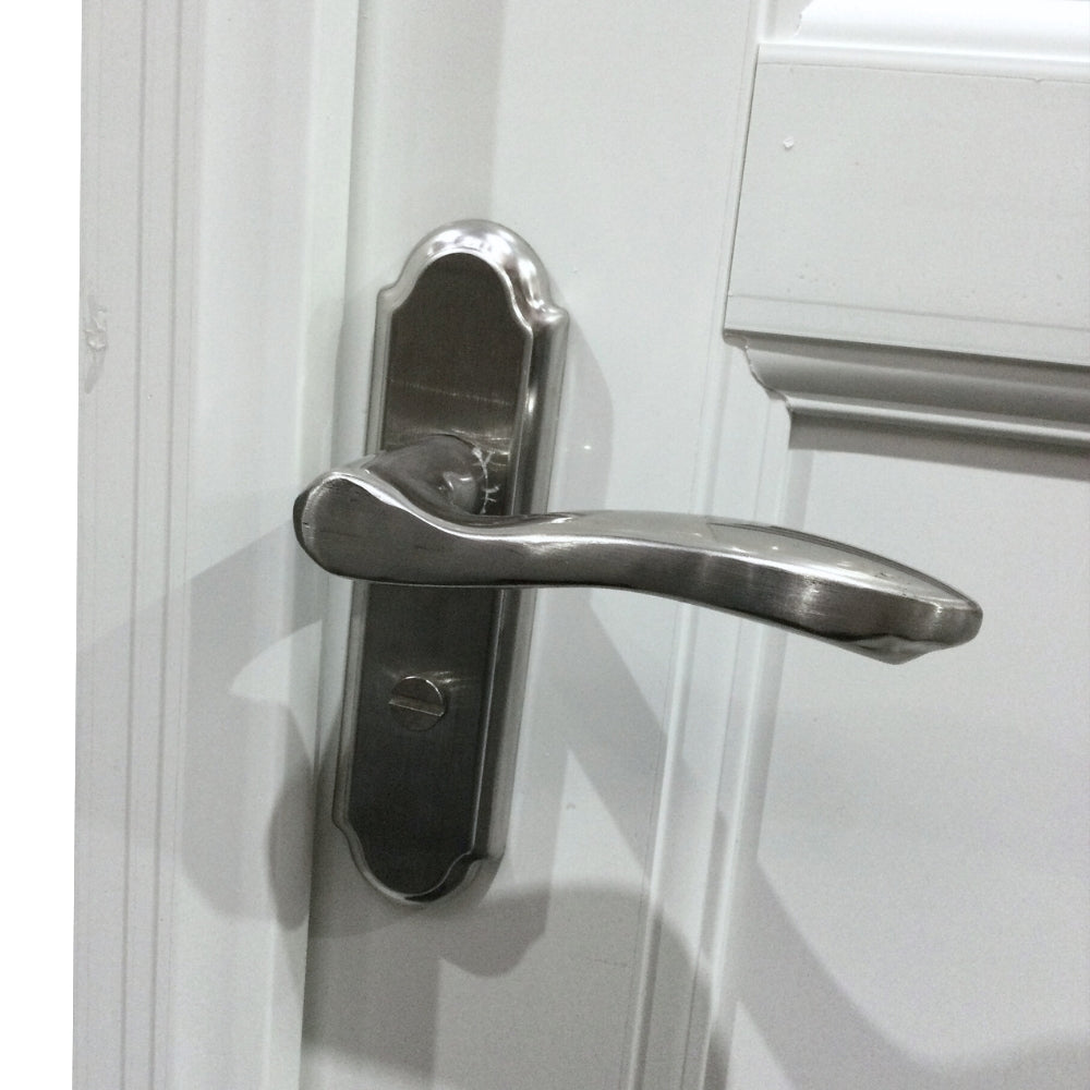 PUERTAS UPVC 2X7 CON MARCO 75MM BLANCO DERECHO PG05 CON BISAGRAS Y CERRADURA