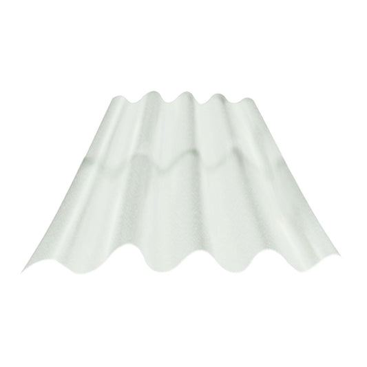 LAMINA DE POLICARBONATO TRANSPARENTE PARA TECHO CORRUGACION TIPO PANALIT  1.02M X 2.44M (40 PULGADAS X  8 PIES) PALRAM