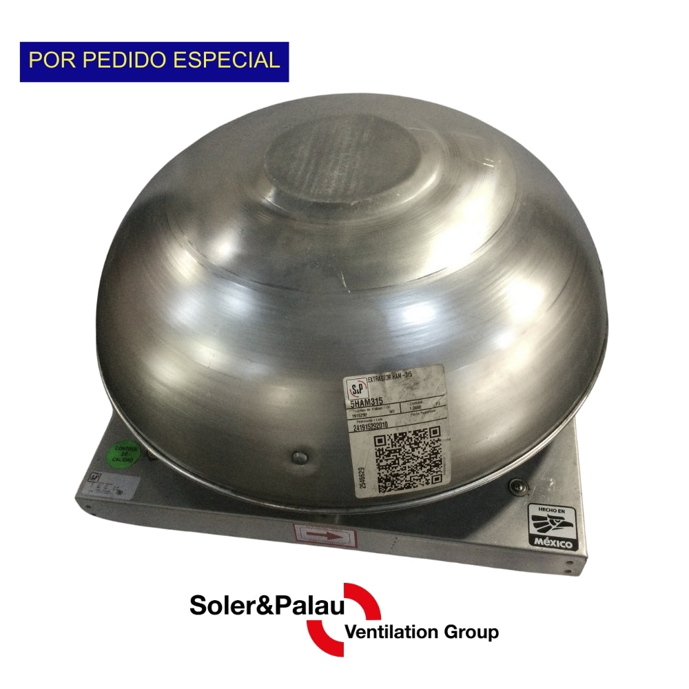EXTRACTOR TEJADO 25 PULGADAS 1098 CFM -HAM-315
