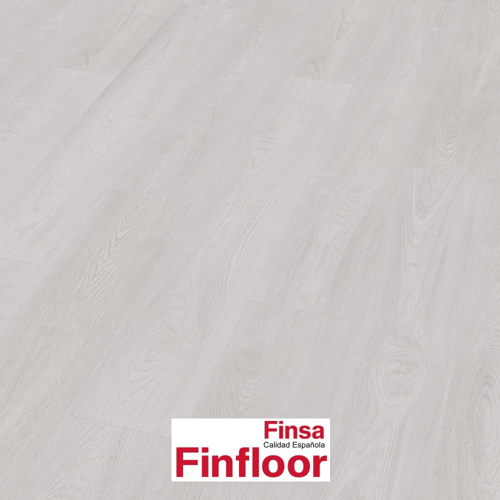 PISO FINFLOOR DURABLE EVOLVE 1331X194X8 mm ROBLE KALMAR BLANCO 2.07m2/CAJA