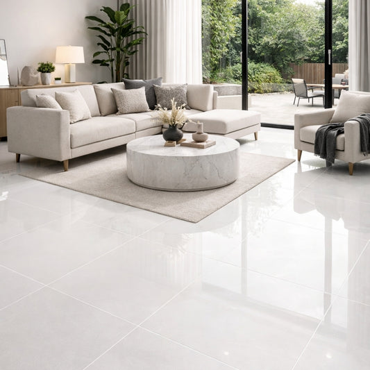 PORCELANATO SUPER WHITE 60CMX60CM LF6801 1.44M2/CAJA