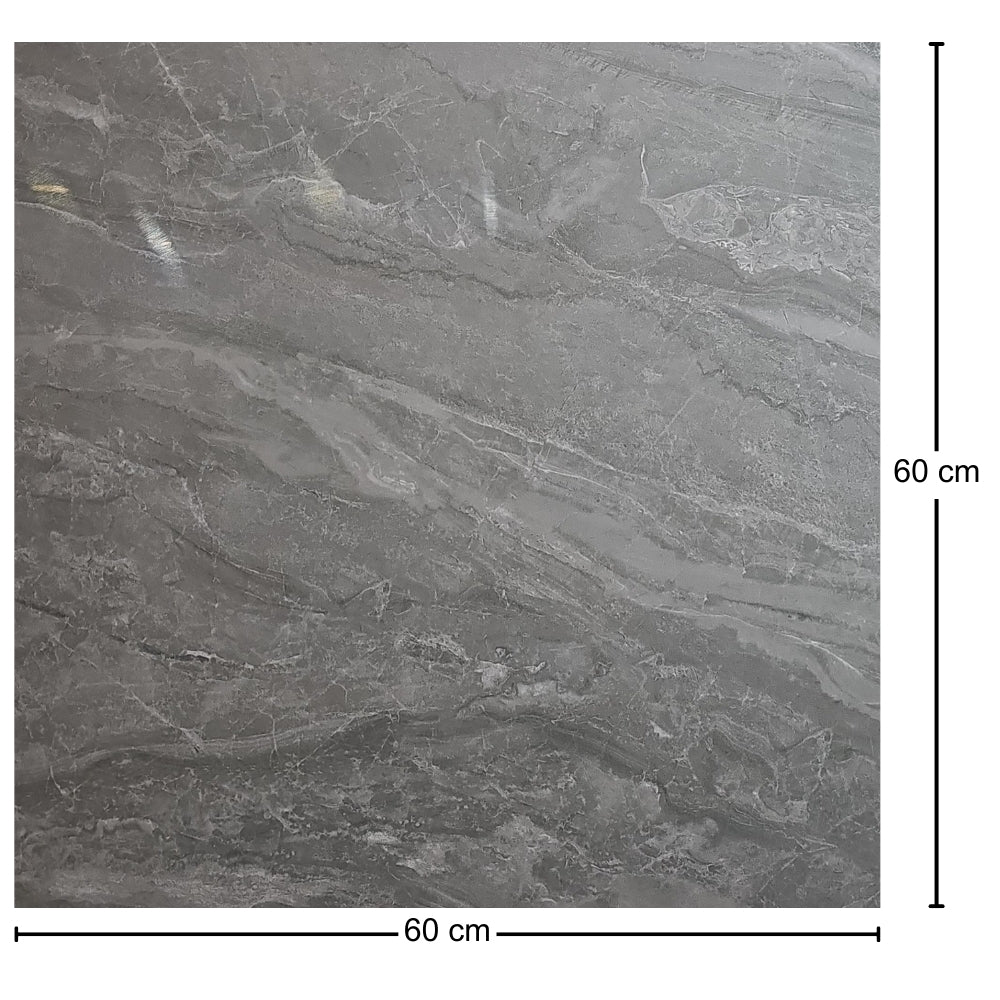 PORCELANATO PULIDO GREY MARMOL QB6L33 60CMX60CM 1.44M2/CAJA