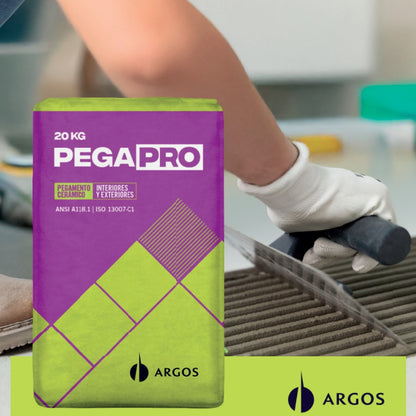 PEGAPRO PEGAMENTO CERAMICO ARGOS 20 KG
