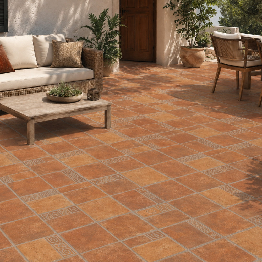 PISO PARA EXTERIOR 45X45CM PRECIO POR M2 (1.42 M2/CJA) P.R. ALMENARA
