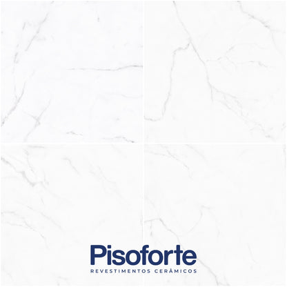 PISO CERAMICO PISOFORTE CALACATA WHITE PLUS 50X50 CM 2.33M2/CAJA 777363