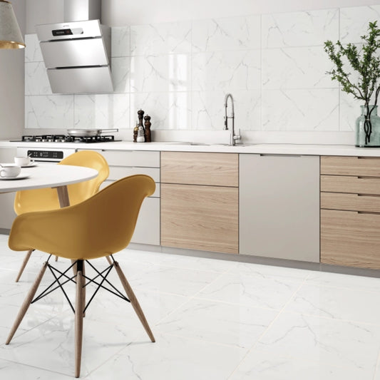 PISO CERAMICO PISOFORTE CALACATA WHITE PLUS 50X50 CM 2.33M2/CAJA 777363
