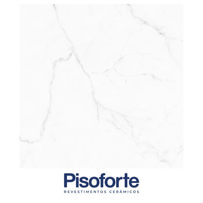 PISO CERAMICO PISOFORTE CALACATA WHITE PLUS 50X50 CM 2.33M2/CAJA 777363