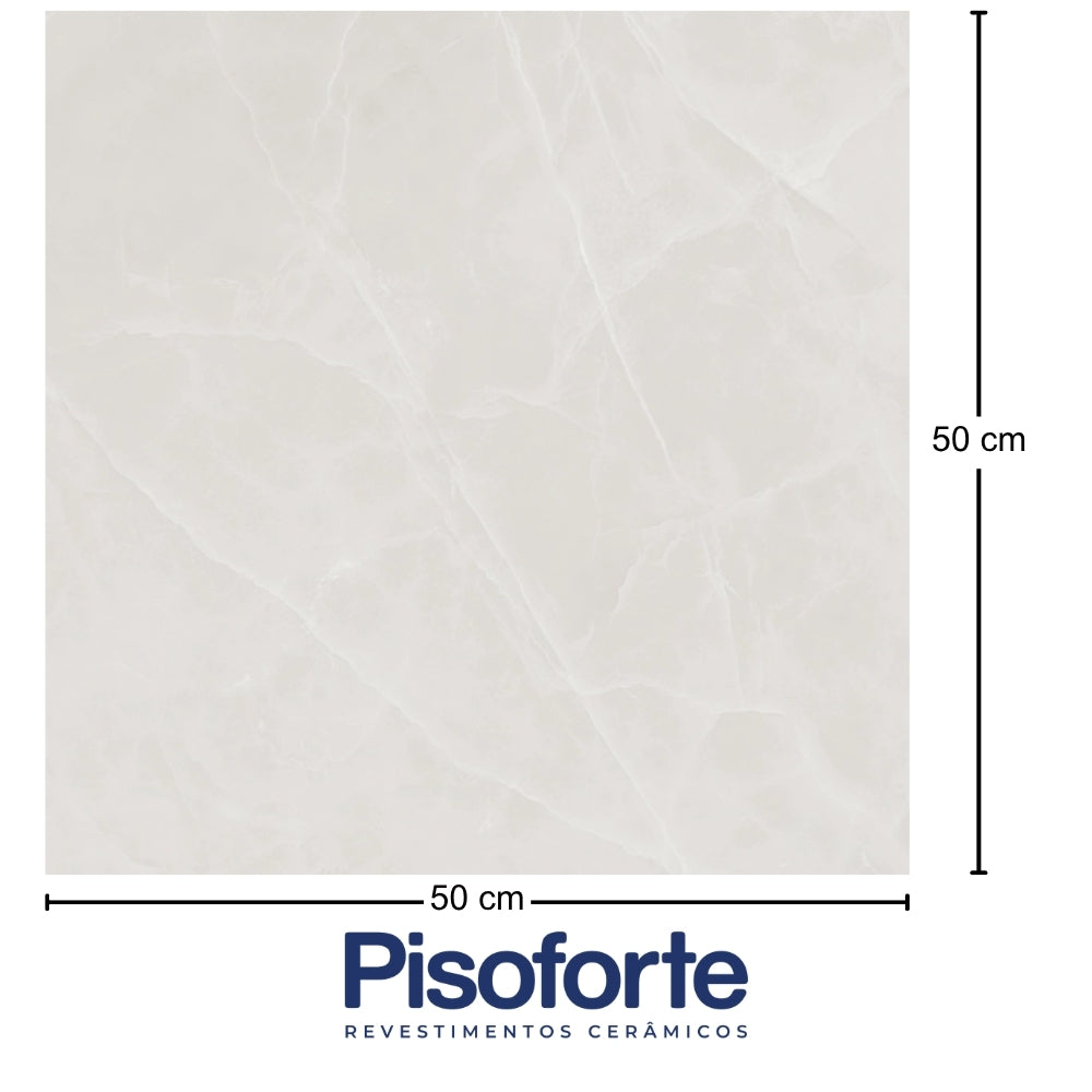 PISO CERAMICO PISOFORTE AVENA CINZA HD 50X50CM 2.33M2/CAJA 777378