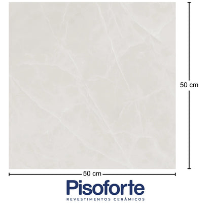 PISO CERAMICO PISOFORTE AVENA CINZA HD 50X50CM 2.33M2/CAJA 777378