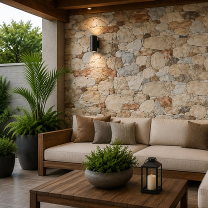 REVESTIMIENTO CERAMICO RIBASSOS PETRA CREMA MATE 25X50CM 1,75M2/CAJA
