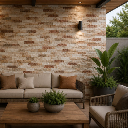 REVESTIMIENTO CERAMICO MYKONOS BEIGE MATE 25X50CM 1.63M2/CAJA