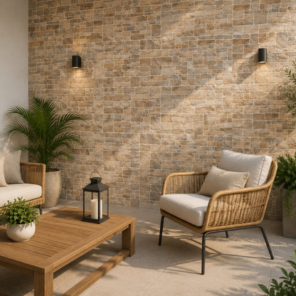 REVESTIMIENTO CERAMICO REALCE 32702 ROCK ALMOND 32x55CM 1.39M2/CAJA