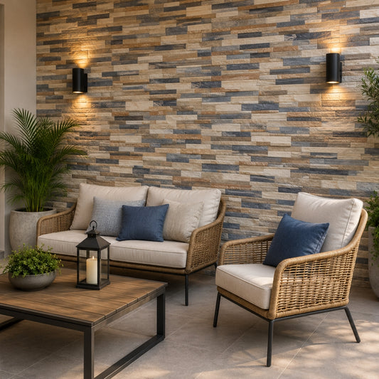REVESTIMIENTO CERAMICO REALCE 32713 ROCK BLUE 32x55CM 1.39M2/CAJA