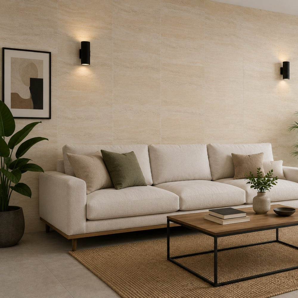 REVESTIMIENTO CERAMICO REALCE 3275 TRAVERTINO BEGE 32x56CM 2.00M2/CAJA