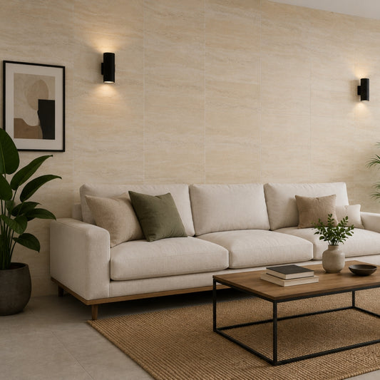 REVESTIMIENTO CERAMICO REALCE 3275 TRAVERTINO BEGE 32x56CM 2.00M2/CAJA