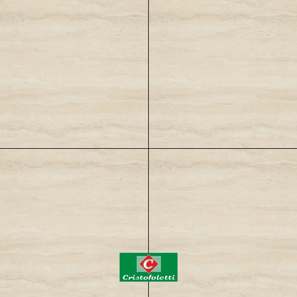 PISO CERAMICO CRISTOFOLETTI 56013 TRAVERTINO BEGE 56x56CM 2.20M2/CAJA