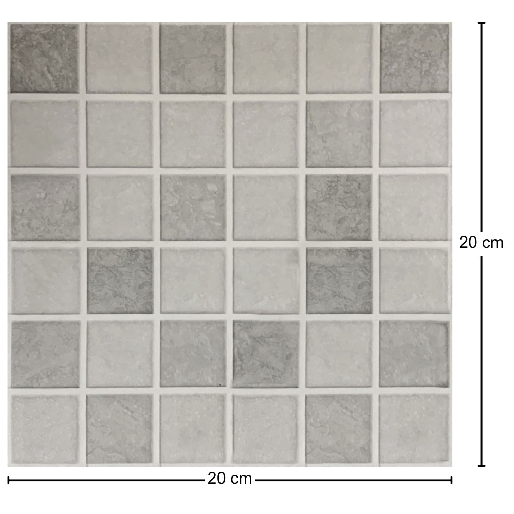 PISO PARA DUCHA CRETA GRIS 20X20 1.00 M2/CJA