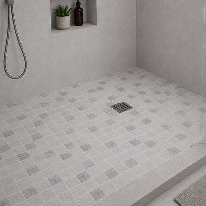 PISO PARA DUCHA CRETA GRIS 20X20 1.00 M2/CJA
