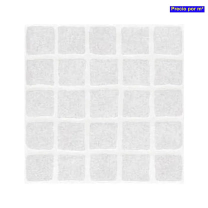 PISO CERAMICO ANTIDESLIZANTE MARSELLA GRIS 20X20CM 1.44 M2/CAJA