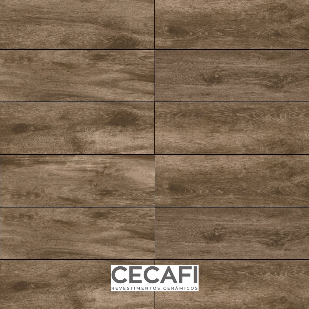 PISO TIPO MADERA CECAFI ALBERO PIANTA PLUS 20X60 CM 1.70M2 CAJA 09302