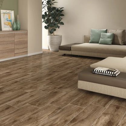 PISO TIPO MADERA CECAFI ALBERO PIANTA PLUS 20X60 CM 1.70M2 CAJA 09302