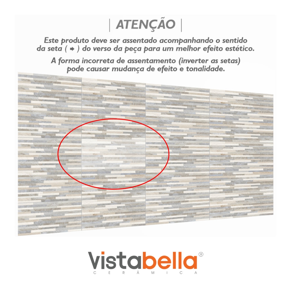 REVESTIMIENTO CERAMICO GRANILLADO VISTABELLA HD 6110 32X58CM 2.02M2/CAJA