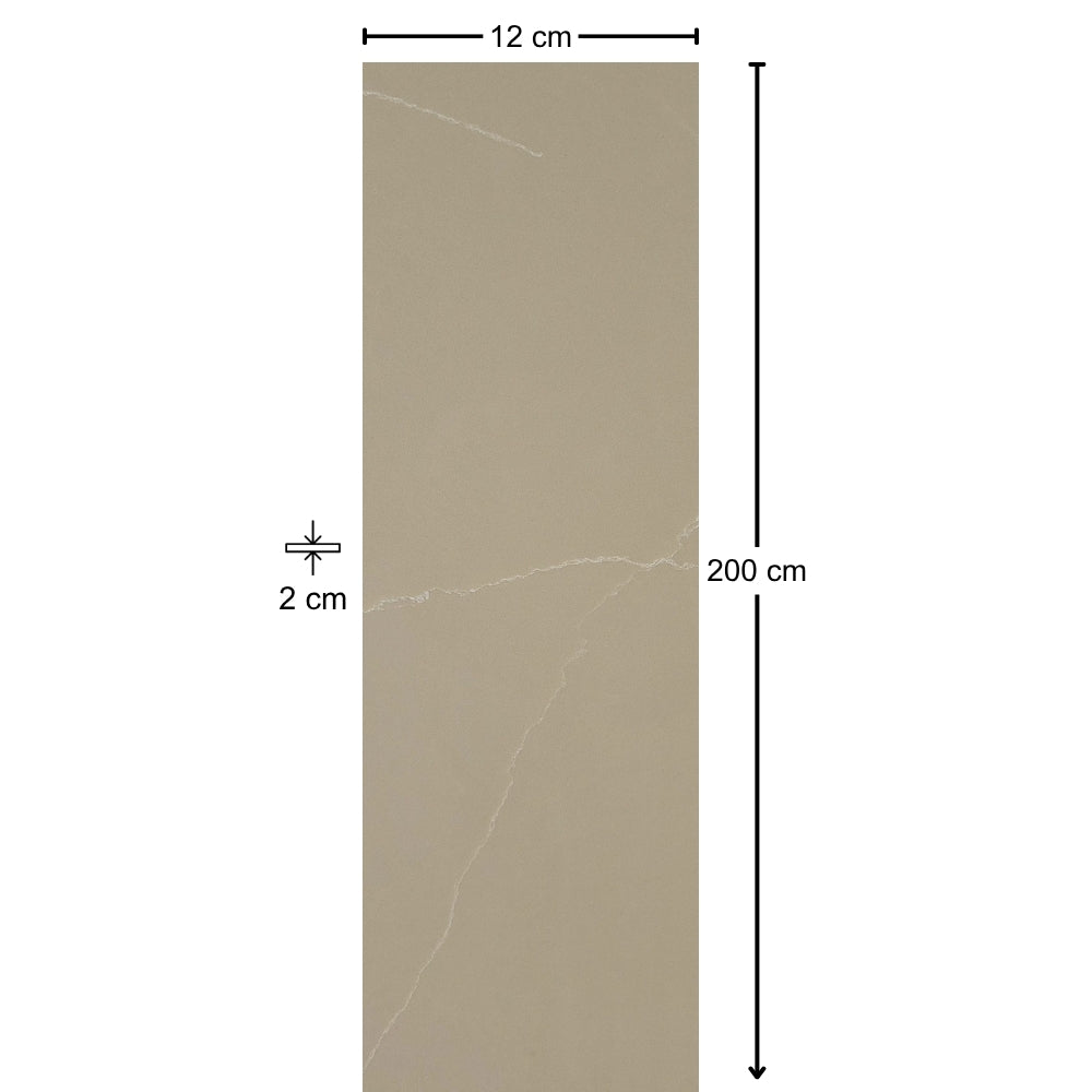 ZOCALO DE CUARZO VS 208 YELLOW   200CM X 12CM X 2CM