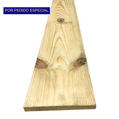 MADERA DE PINO CEPILLADA 1 PULGADA X 6 PULGADAS X 12 PIES