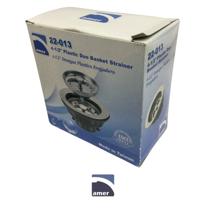 CANASTA DE FREGADOR PLASTICA 4 1/2 PULGADAS AMER
