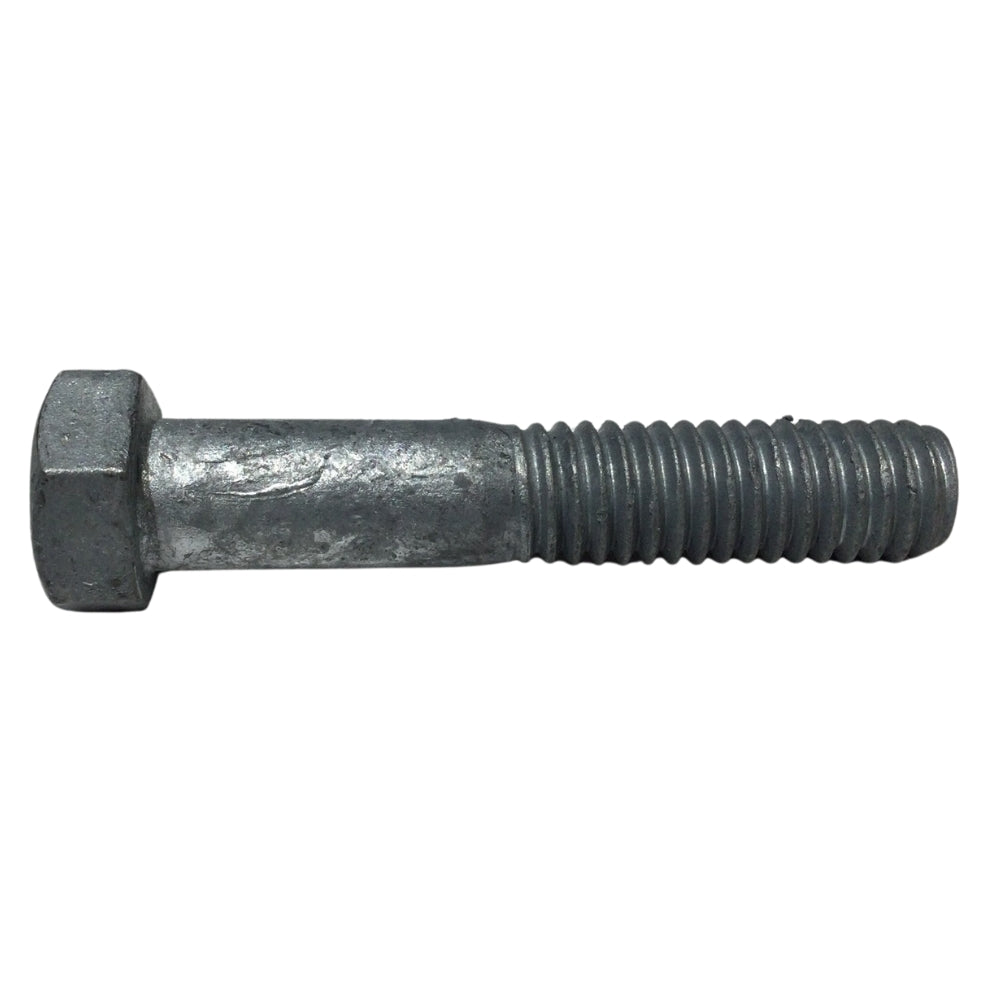 PERNO HEXAGONAL GALVANIZADO EN CALIENTE 3/8 PULGADAS-16 x 2 PULGADAS ROSCA ESTANDAR