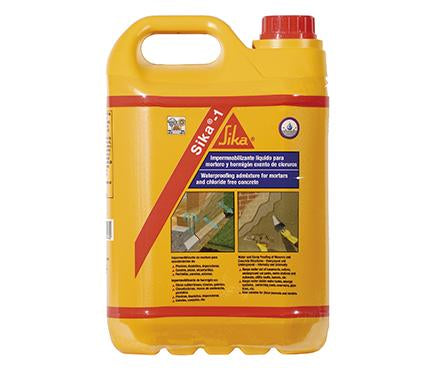 IMPERMEABILIZANTE PARA MORTERO SIKA-1 3.8 KILOGRAMOS SIKA