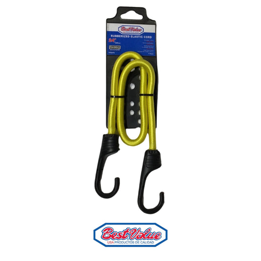 CORDON ELASTICO  24 PULGADAS GANCHO FORRADO BEST VALUE