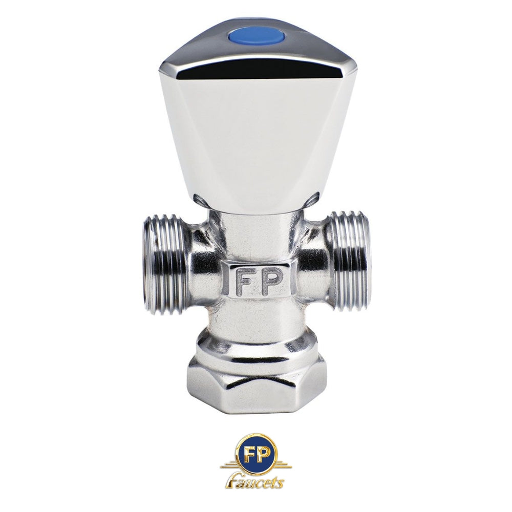 LLAVE DE ARRESTO 1/2 PULGADAS X 1/2 PULGADAS DOBLE SALIDA BM-LLAA