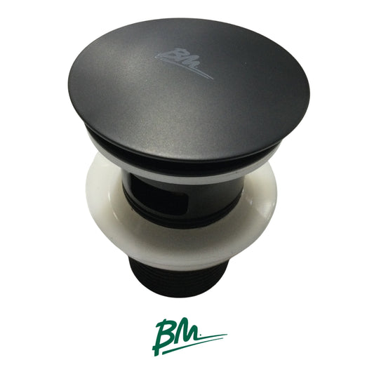 DESCARGA LAVAMANOS PUSH BUTTOM BLACK BM-C21026AS