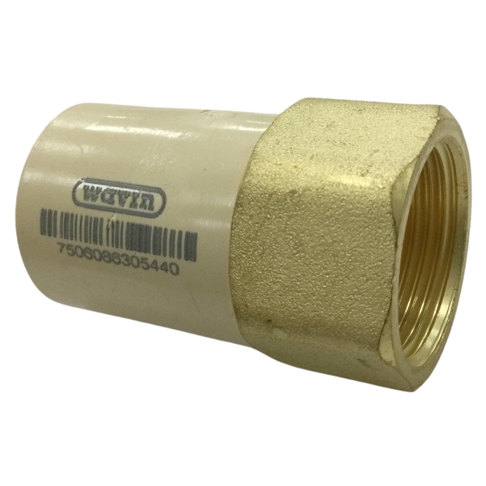 ADAPTADOR HEMBRA CPVC CTS ROSCA METAL 3/4 PULGADAS