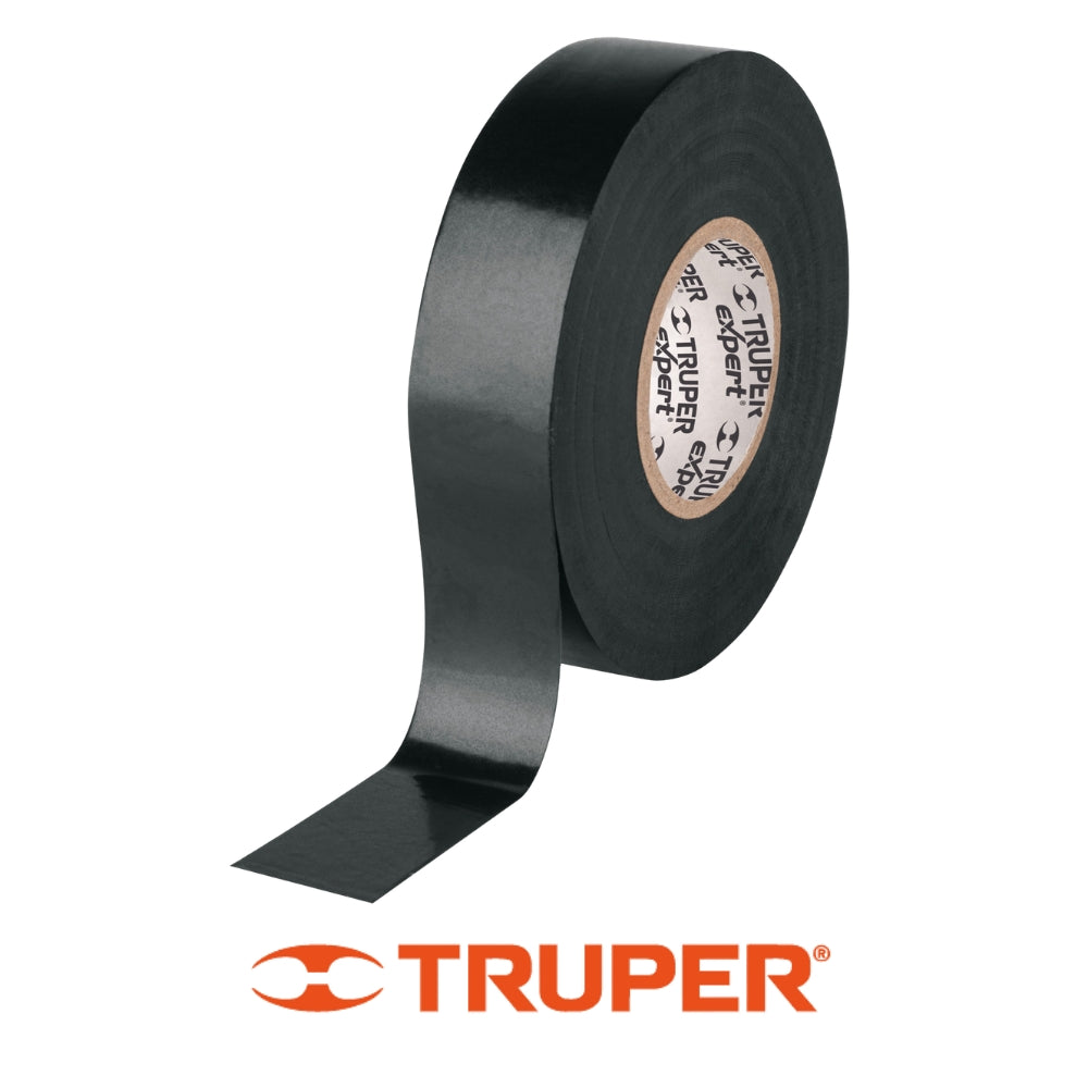 TAPE ELECTRICO 3/4 IN x 60 PIES  TRUPER EXPERT NEGRO