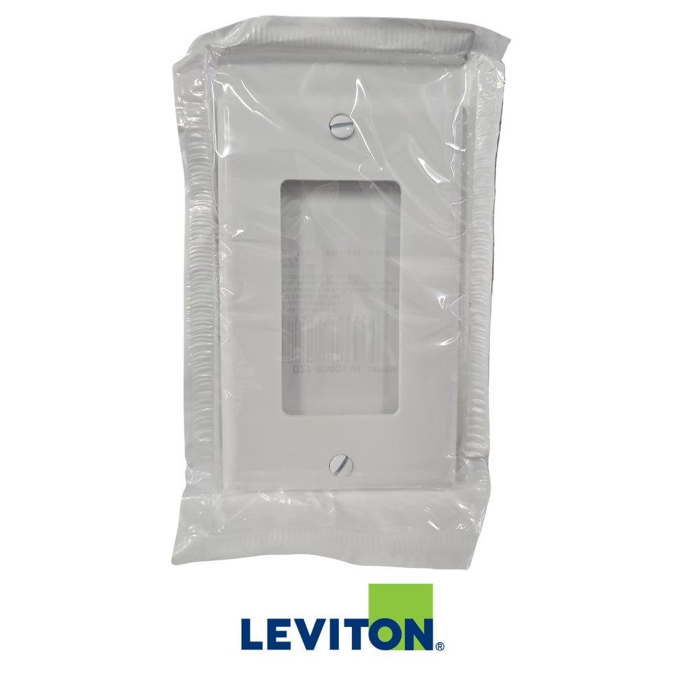 TAPA DECORA SENCILLA BLANCA LEVITON