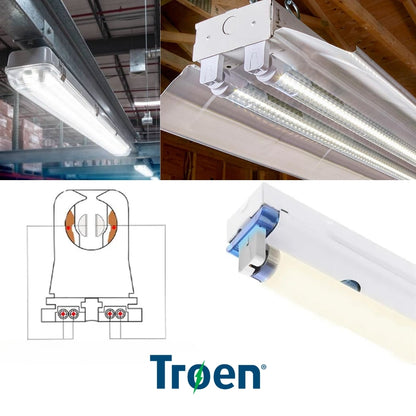 BASE (SOCKET) PARA TUBO LED/FLUORESCENTE BI-PIN