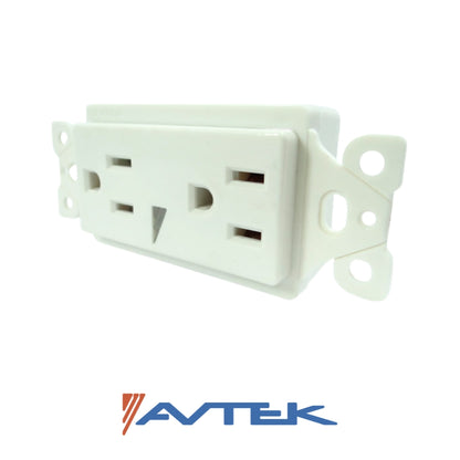 TOMACORRIENTE CON PROTECTOR DE VOLTAJE PARA NEVERA 15A/120V NEMA 5-15R AVTEK