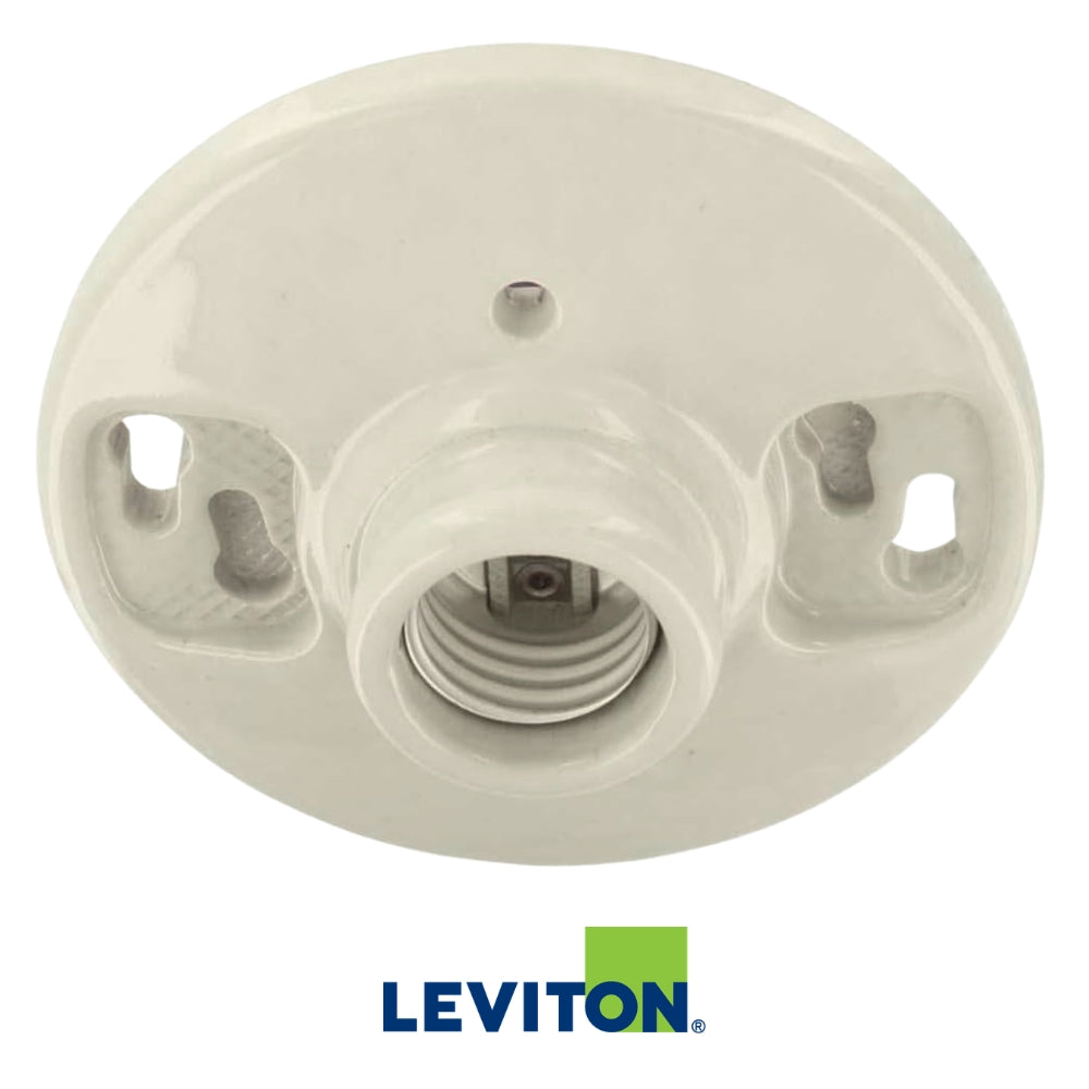 ROSETA DE PORCELANA SIN CADENA LEVITON 49875