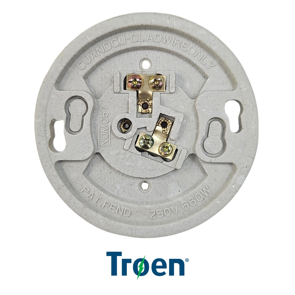 ROSETA DE PORCELANA 250V/660W