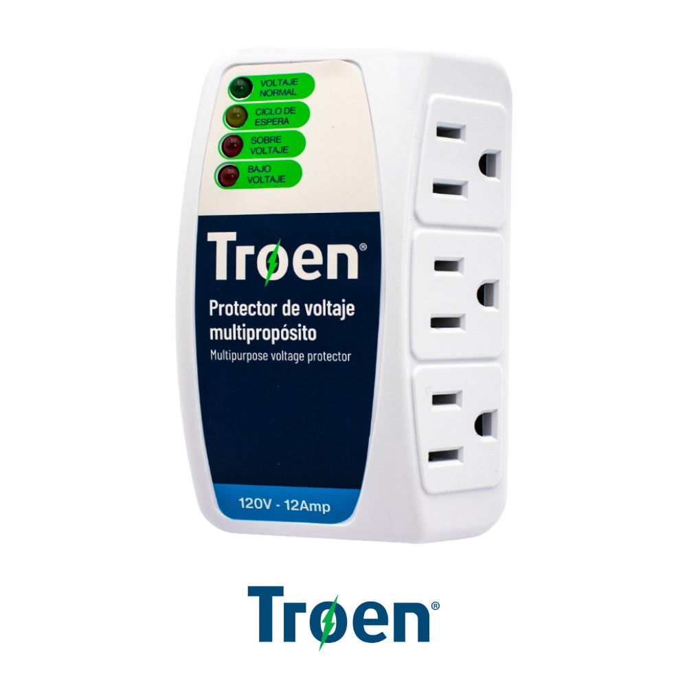 PROTECTOR DE VOLTAJE MULTIPROPOSITO A136-BV08 120V/12A