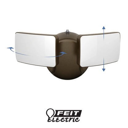 LAMPARA DE SEGURIDAD LED BRONZE DUSK TO DAWN 120V FEIT