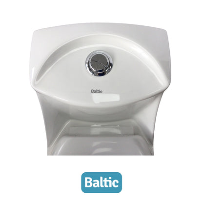 INODORO UNA PIEZA ELONGADO COLOR BLANCO BALTIC OCEANUS SR-1001