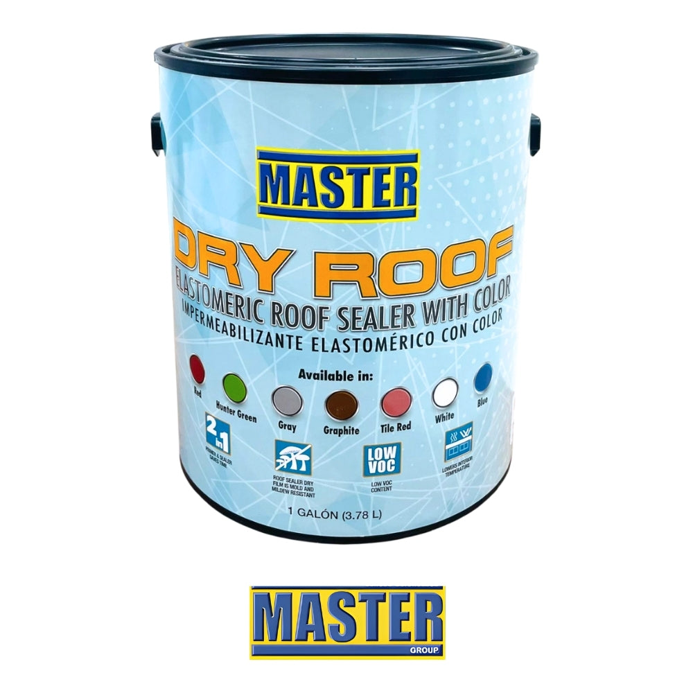 IMPERMEABILIZANTE PARA TECHO  DRY ROOF ROJO TEJA GALON PCR1304 MASTER