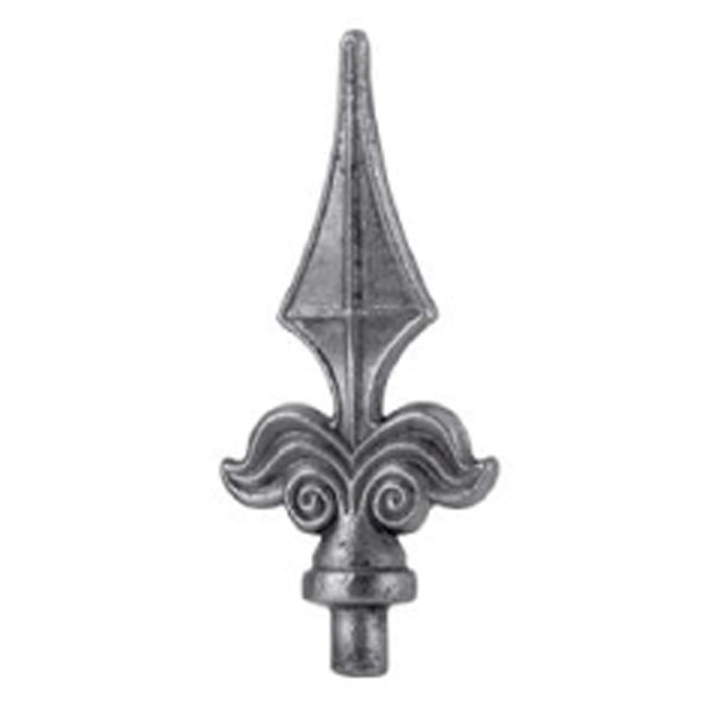 PUNTA  LANZA DECORATIVA DE HIERRO FORJADO 60X135X12mm - 1855/4