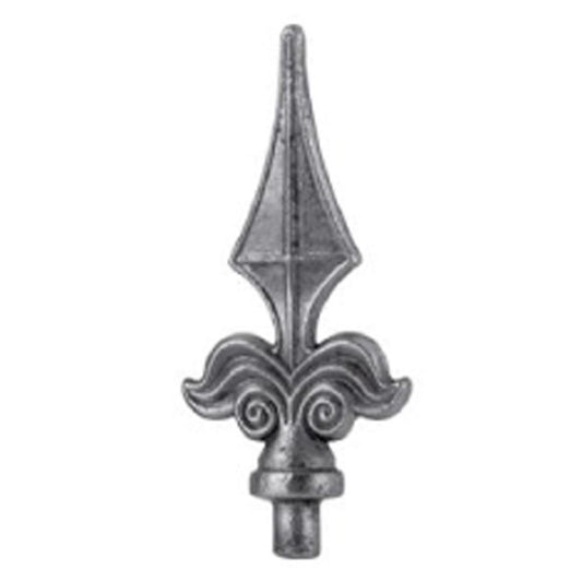 PUNTA  LANZA DECORATIVA DE HIERRO FORJADO 60X135X12mm - 1855/4