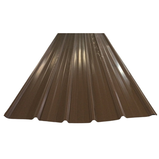 LAMINA DE ZINC CANAL ANCHO F2 42 PULGADAS X 14 PIES GRAFITO CALIBRE 26